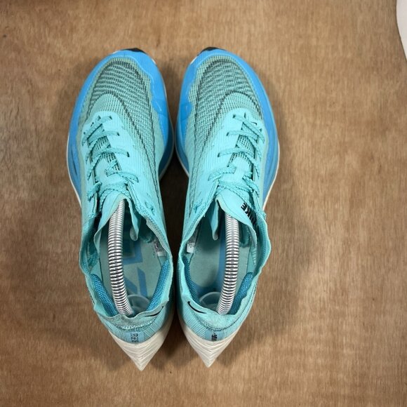Nike ZoomX Vaporfly Next% 2 Aurora Green Running Shoes CU4123 300 Womens Size 9 - Picture 5 of 9